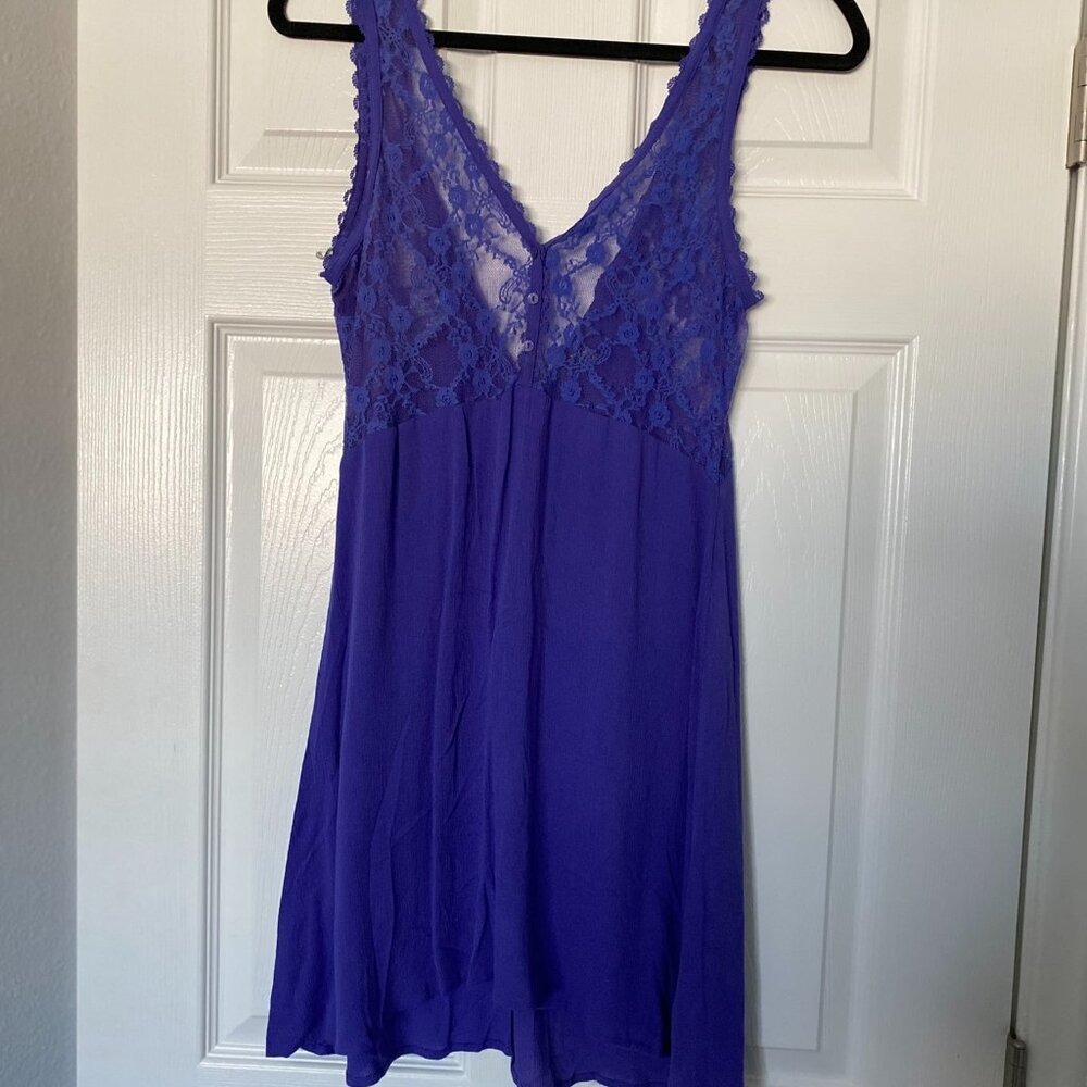 Periwinkle mini dress